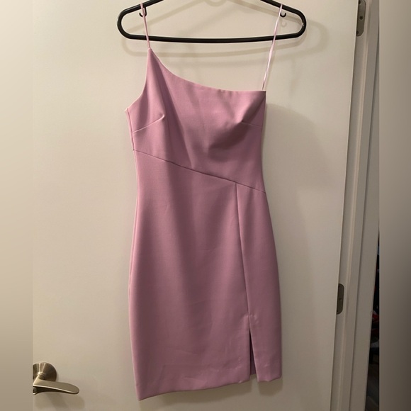 Cocktail one shoulder mini dress - Picture 2 of 8